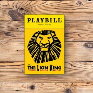 The Lion King Playbill Broadway‎ Musical Refrigerator Fridge Locker Magnet